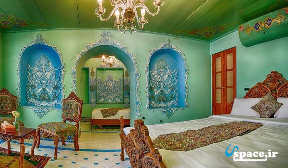 نمای اتاق گوشواره چپ هتل سنتی داروش - شیراز